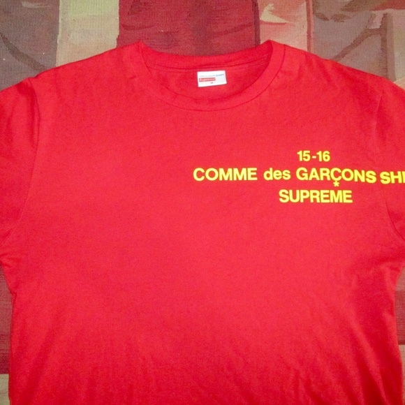 Supreme x Comme Des Garcons Collab long sleeve - Picture 8 of 10